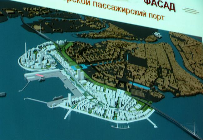 Проект делового, жилого и общественного центра в Санкт-Петербурге «Морской фасад»