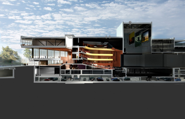 Музыкальный театр в Линце © Terry Pawson Architects