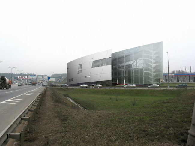 Многофункциональный комплекс с сервисным обслуживанием автомобилей и подземной автостоянкой на пересечении Рублевского и Рублево-Успенского шоссе