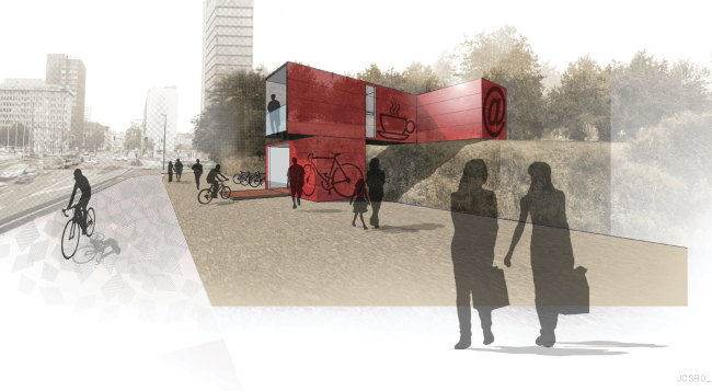 1-� ����� �� ������ ����. Bike-Connect-Chill. ������: Jorge Lopez Sacristan, Christina Codjambopoulo, Beatriz Gomez Martin, Jorge Lopez Sacristan and Sara Rebollo. �����������:www.trimo-urbancrash.com