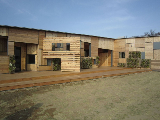 ������� ��� Kids Academy Taiyogaoka Hoikue � Kengo Kuma & Associates