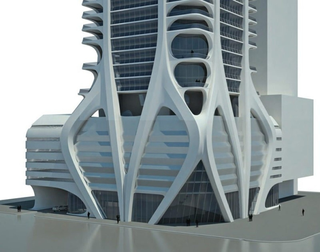 ����� One Thousand Museum. � Zaha Hadid Architects