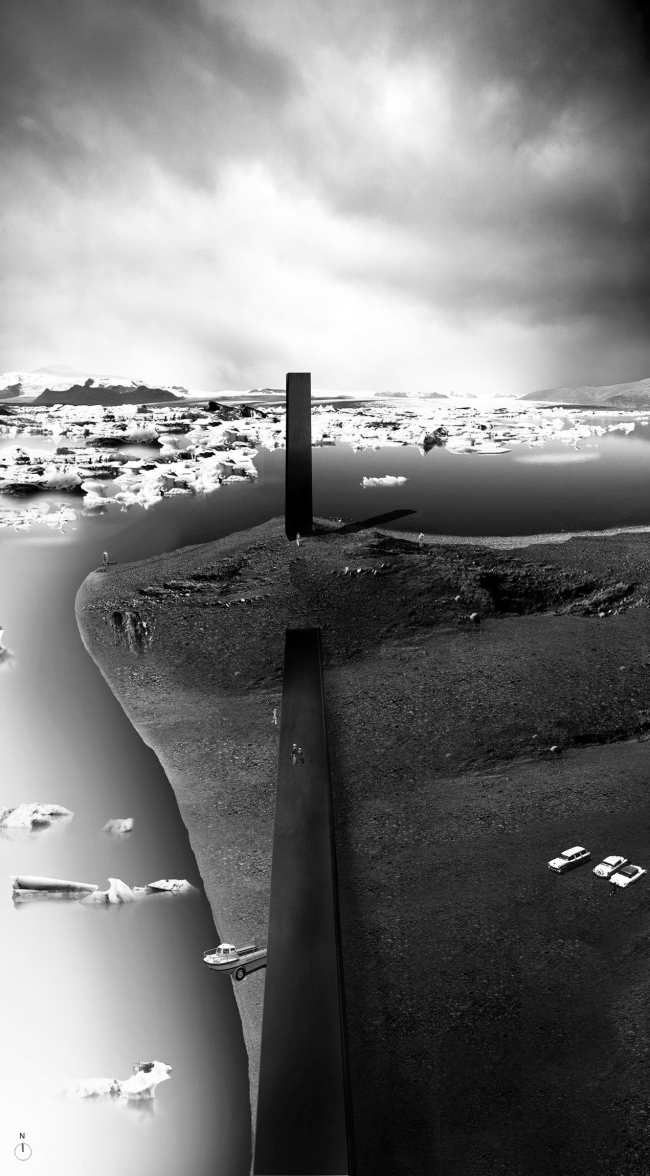 ������ ��������� ��� ������������ (Mausoleum for Vatnajokull). ����� ������ Β����� (���������). ����������: archiprix.org 