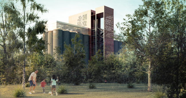 ��������������� ������������ (Urban recycling: library park as the regenerating element). Camila da Rocha Thiesen (��������). ����������: archiprix.org