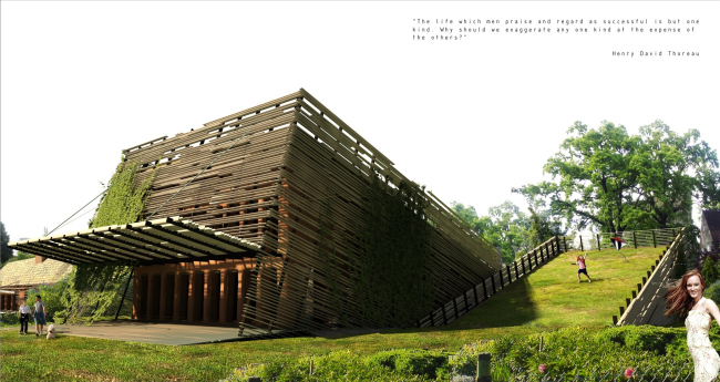 ���-������� � �������� (Eco-Village Wroclaw). Marcel Matusz (������). ����������: archiprix.org 