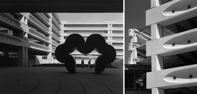 ���. ����� �������, �������� ����������������� ������ (Edmund Barton Building), ��������, 1970-74; ����������: ���� ������. ������� ����� ��������� ��������� �� ���� ������������� �������� ���������: ����, ���������� � ���������� �����, ��������� � ����������, �������������� ����������� �������������� �����������. ������� � ��������� �������� ������������ �������������� ������ ������ � ������� ��� ����������� ���, ���������� ����������� �� ������������� ���������� ������ ������.