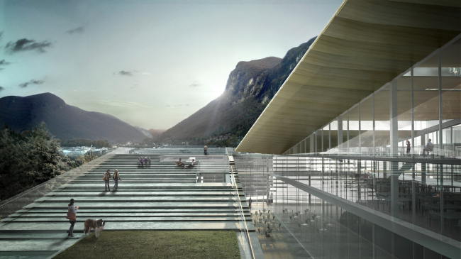 ������ ��������� SUPSI . � Kengo Kuma & Associates