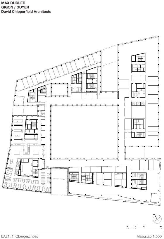 Europaallee 21 � Max Dudler, Gigon/Guyer, David Chipperfield Architects