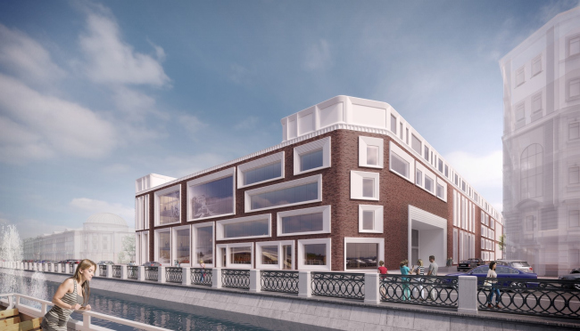 Конкурсная концепция фасадов нового здания Третьяковской галереи