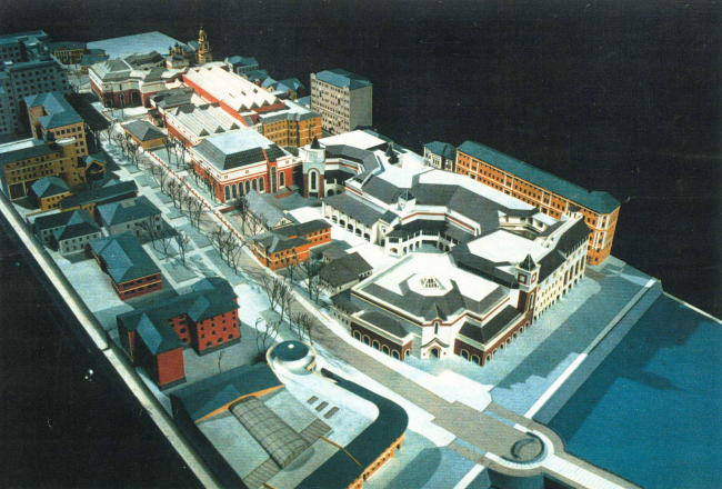 Музейный комплекс Третьяковской галереи. 1996 г. Музейный комплекс Третьяковской галереи. 1996 г.