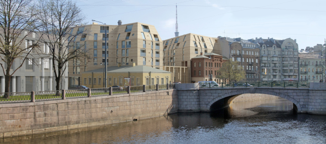 Предпроектные предложения по строительству жилого комплекса на набережной реки Карповки