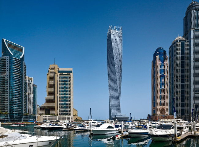 ��������� Cayan Tower. ���� � Tim Griffith. ������������� Skidmore Owings & Merrill