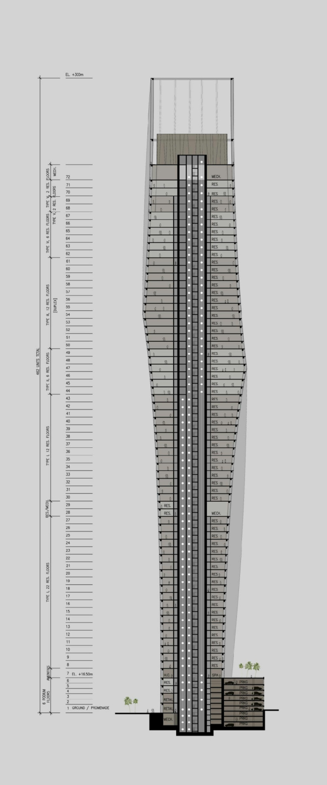 ��������� Cayan Tower � Skidmore Owings & Merrill