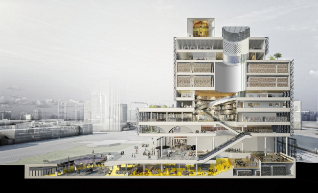 Библиотека Бирмингема © Mecanoo Библиотека Бирмингема © Mecanoo