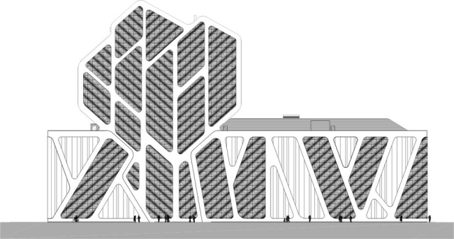 Дворец правосудия города Хасселт © J. MAYER H. Architects, a2o Architecten, Lens°ass Architecten