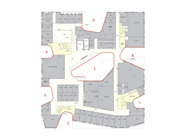 ������ ��������������� �������� ������������ ����� � Steven Holl Architects