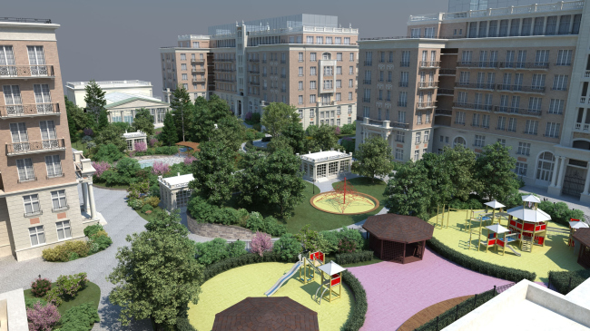 Москва. Жилой комплекс «Английский дом» © Arteza