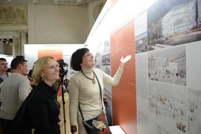 Выставка «Открытый город». Фотография предоставлена Москомархитектуры