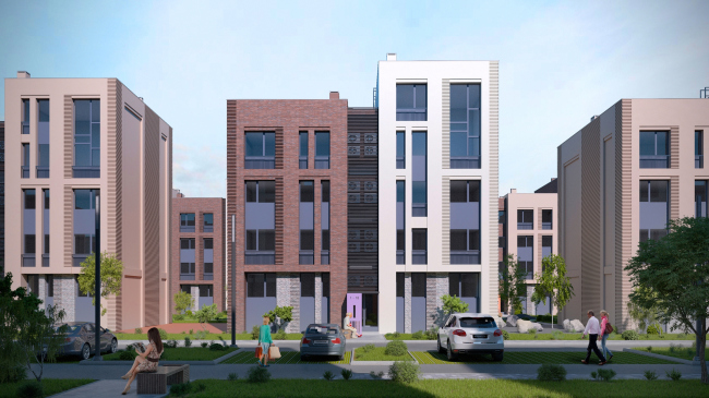 "Dutch Quarter" residential complex in Ivanteevka. Project, 2013  UNK project