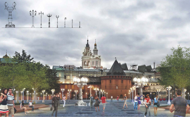 Концепция реорганизации Площади Революции в Москве