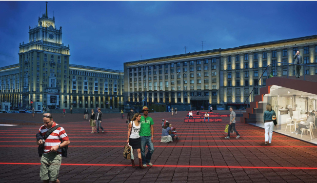 Концепция реорганизации Триумфальной площади в Москве
