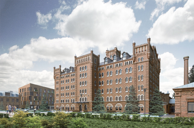 Architectural and town-planning concept of reconstruction and renovation of the territory of "Saratov Muka" Factory � T+T Architects