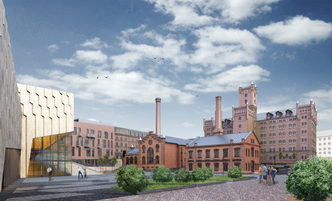 Architectural and town-planning concept of reconstruction and renovation of the territory of Saratov Muka Factory