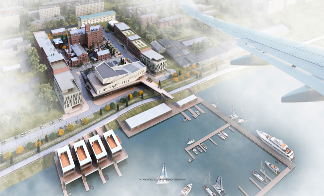 Architectural and town-planning concept of reconstruction and renovation of the territory of Saratov Muka Factory