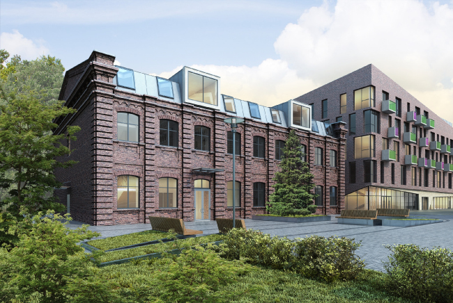 Architectural and town-planning concept of reconstruction and renovation of the territory of "Saratov Muka" Factory � T+T Architects