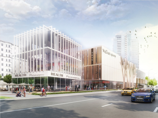 Проект строительства торгово-развлекательного центра с wellness-центром по адресу: Дмитровское шоссе, владение 25. Проектная организация – ЗАО «Блэнк Архитэкс», заказчик – ООО «Квази Социум». Проект строительства торгово-развлекательного центра с wellness-центром по адресу: Дмитровское шоссе, владение 25. Проектная организация – ЗАО «Блэнк Архитэкс», заказчик – ООО «Квази Социум».