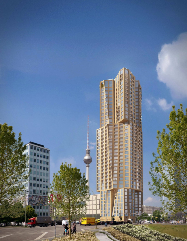 Башня на Александерплац © Gehry Partners LLP