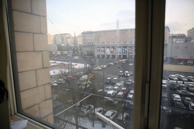 Вид на Триумфальную площадь из здания Москомархитектуры. Фото предоставлено пресс-службой Москомархитектуры