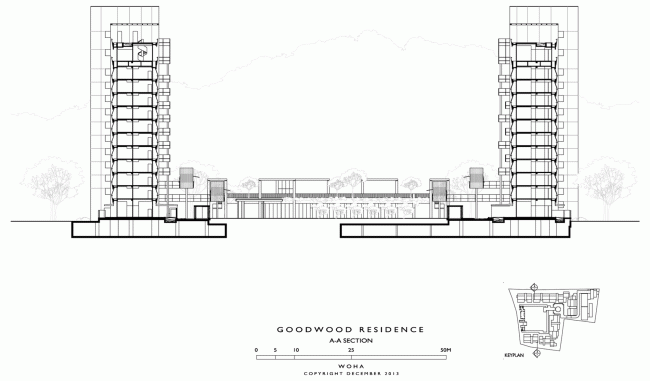 ����� �������� Goodwood Residence � WOHA