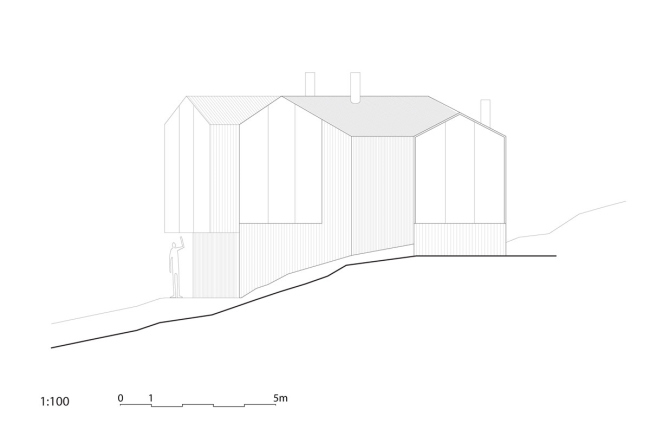 Горная хижина Split View © Reiulf Ramstad Arkitekter