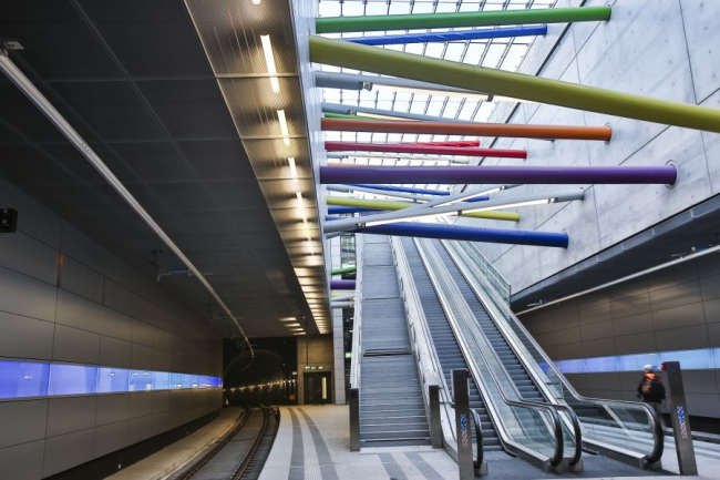 Станция городской электрички «Баварский вокзал». Фото с сайта citytunnelleipzig.de
