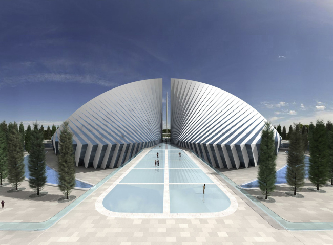 Университет Тор Вергата (Рим II). Спорткомплекс «Город спорта» © Santiago Calatrava Architects & Engineers