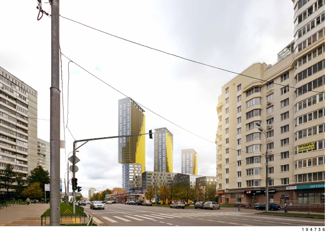Концепция жилого комплекса на Рублевском шоссе