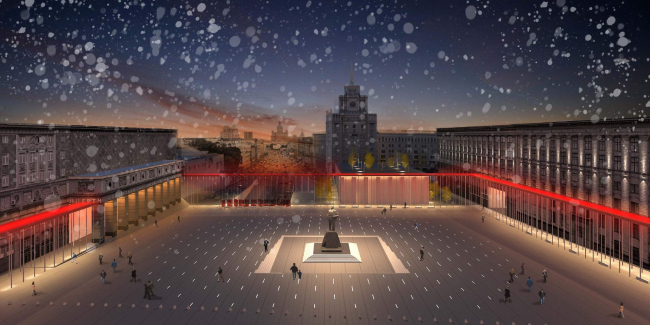 Концепция благоустройства Триумфальной площади. «Мэгли Проект»