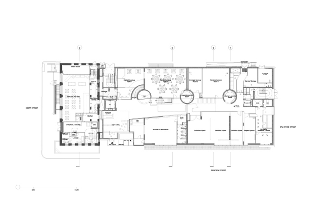 Корпус Рейд Школы искусств Глазго © Steven Holl Architects