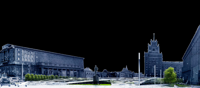 Концепция благоустройства Триумфальной площади © ПИ Арена