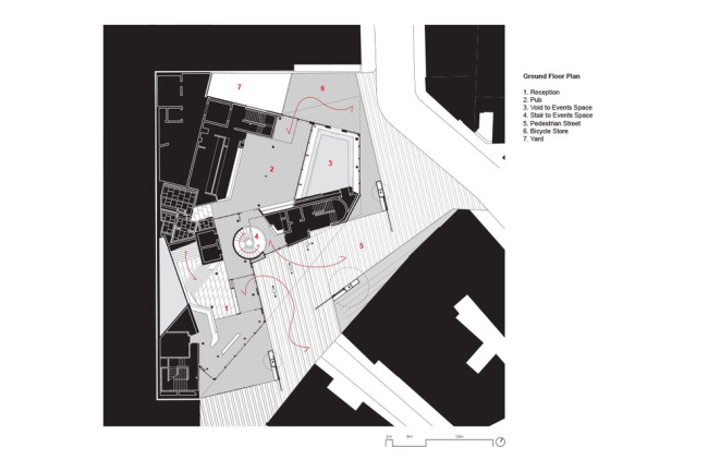 Студенческий центр им. Со Суи Хока Лондонской школы экономики © O’Donnell + Tuomey Architects