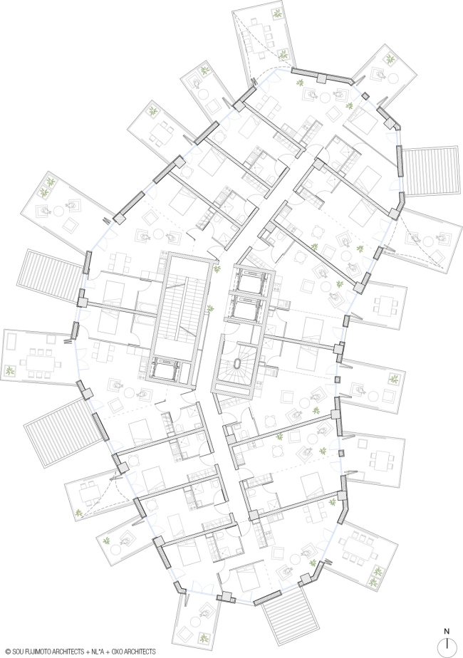 ����� Arbre Blanc � Sou Fujimoto Architects, Nicolas Laisné Associés, Manal Rachdi Oxo Architectes