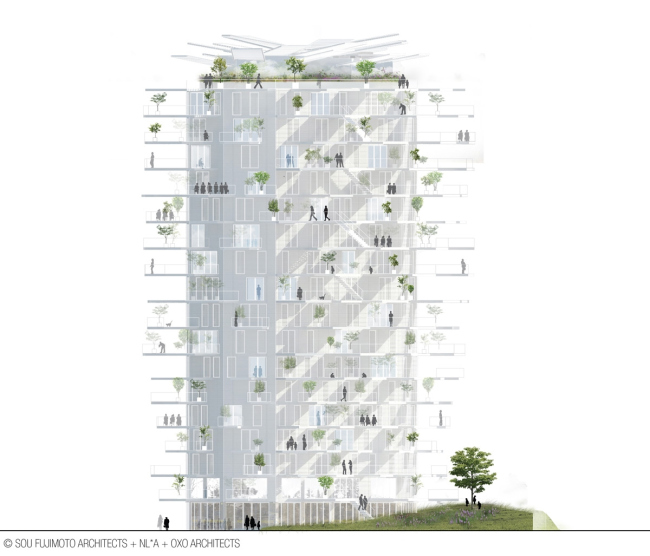����� Arbre Blanc � Sou Fujimoto Architects, Nicolas Laisné Associés, Manal Rachdi Oxo Architectes