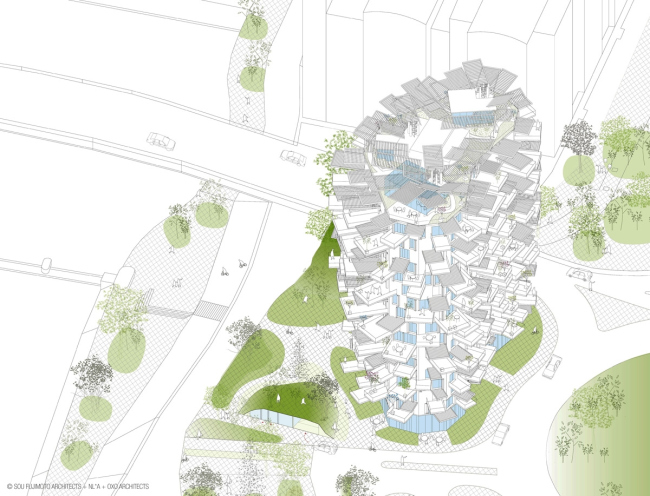 ����� Arbre Blanc � Sou Fujimoto Architects, Nicolas Laisné Associés, Manal Rachdi Oxo Architectes