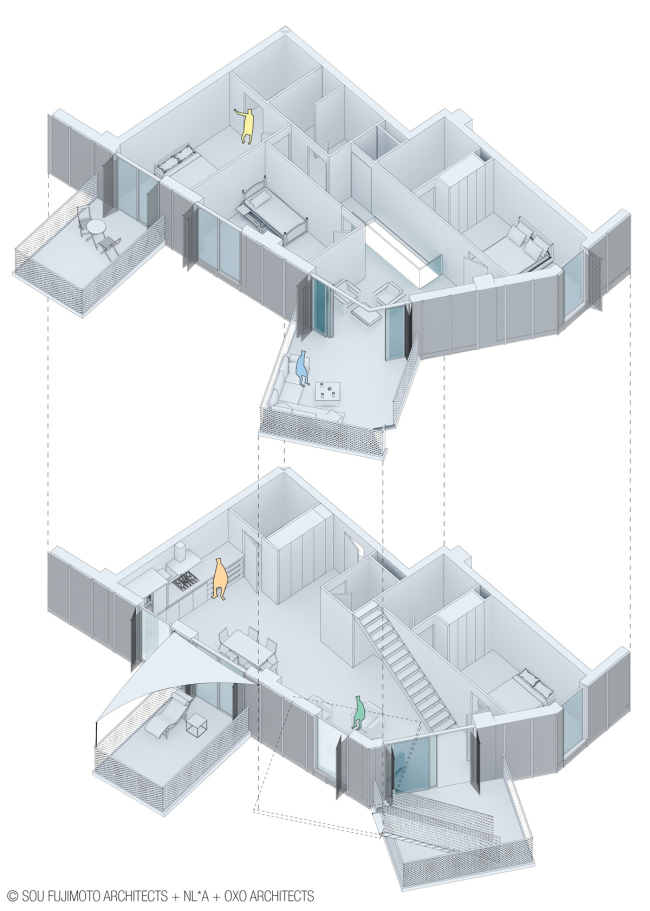 ����� Arbre Blanc � RSI-studio, Sou Fujimoto Architects, Nicolas Laisné Associés, Manal Rachdi Oxo Architectes