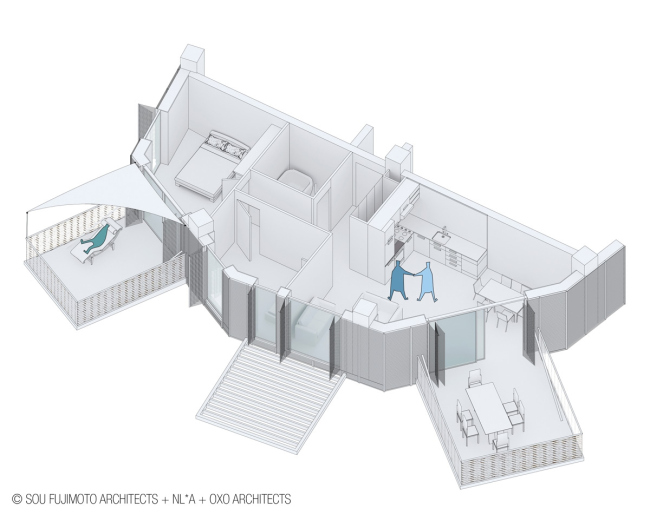 ����� Arbre Blanc � RSI-studio, Sou Fujimoto Architects, Nicolas Laisné Associés, Manal Rachdi Oxo Architectes