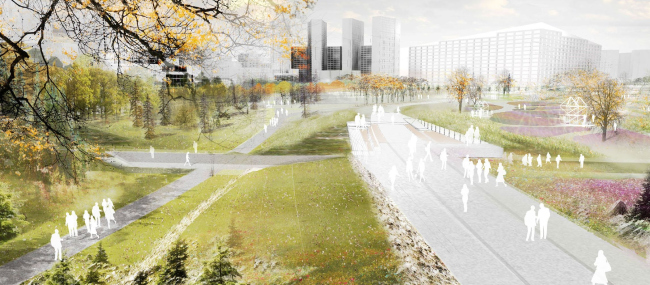��������� ����� ���������� ���� � Okra Landscape Architects  