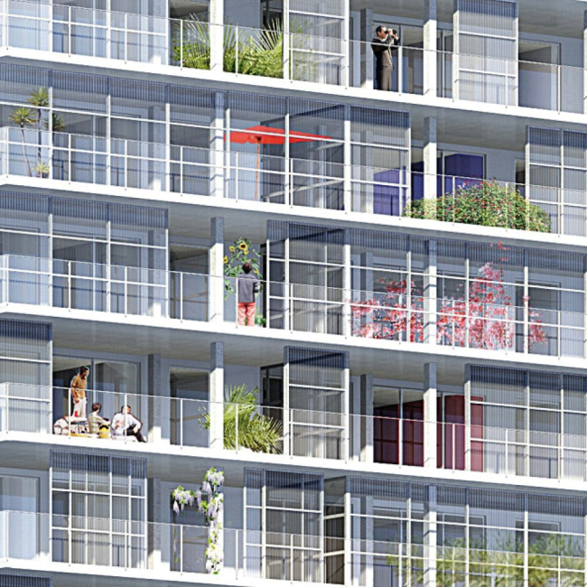 ������������� �������� G, H, I ��������� Cité du Grand Parc � Lacaton & Vassal