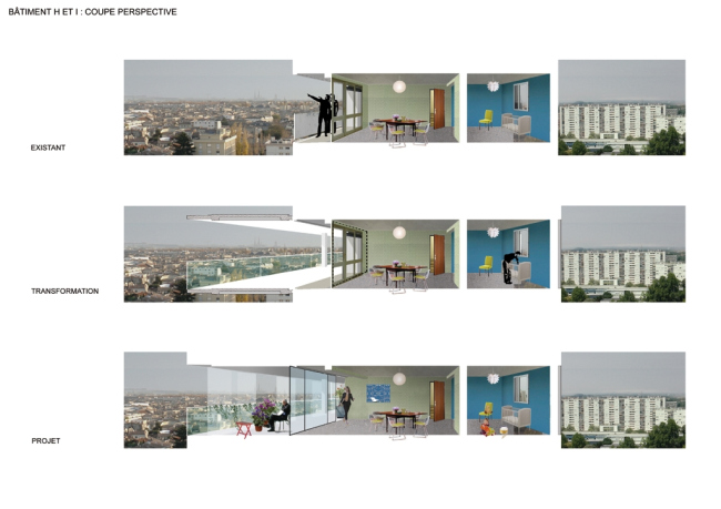 ������������� �������� G, H, I ��������� Cité du Grand Parc � Lacaton & Vassal