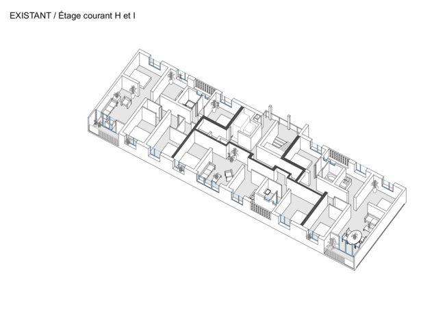 ������������� �������� G, H, I ��������� Cité du Grand Parc � Lacaton & Vassal